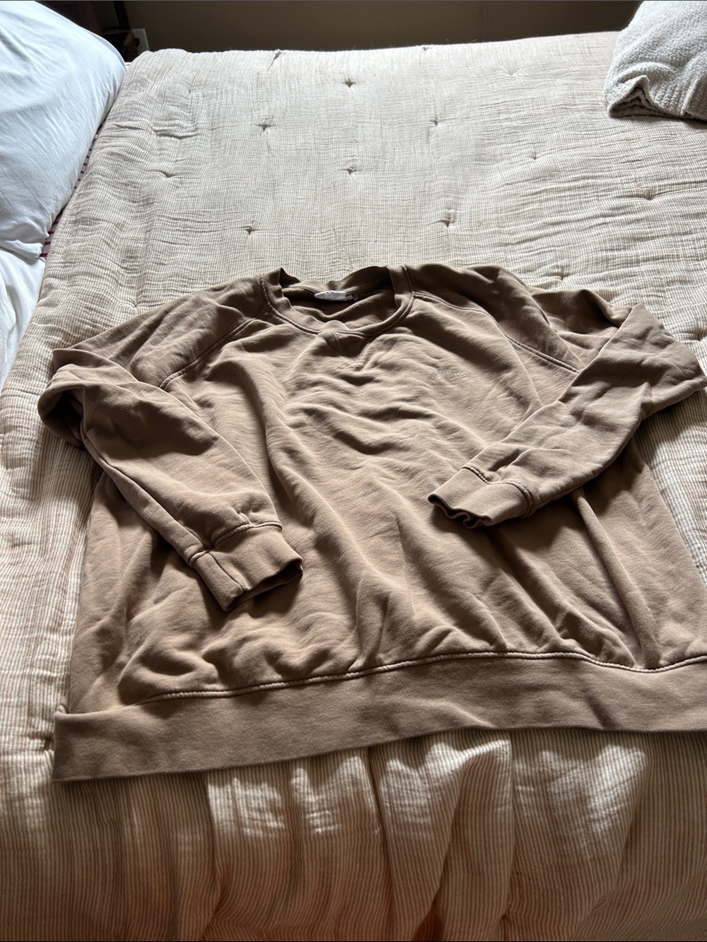 The Upside Men's Crewneck Sweatshirt in Tan